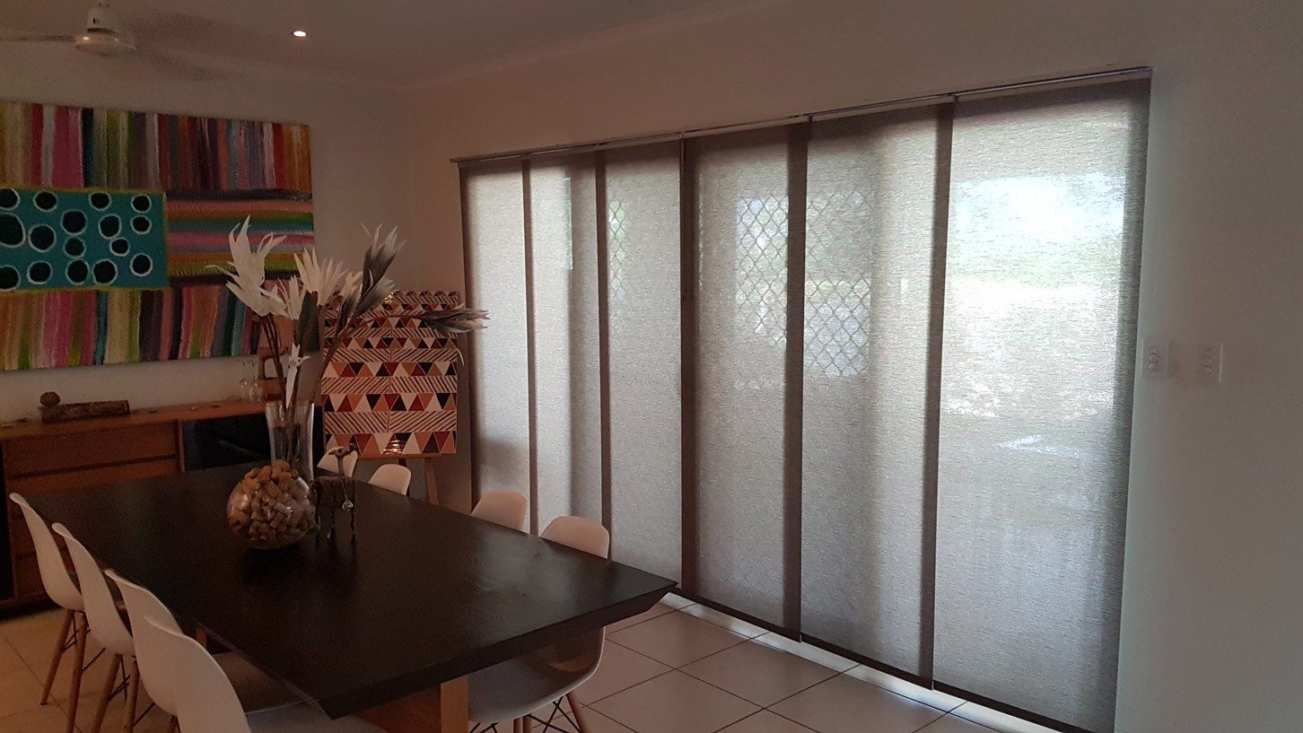 Semi-Opaque Panel Blinds — Blinds Installation in Winnellie, NT