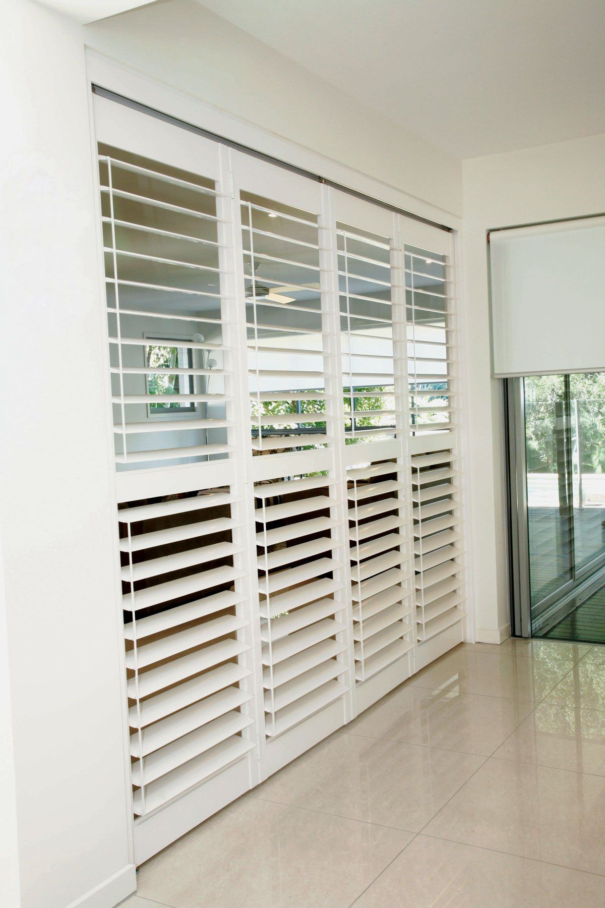 Plantation Shutters In Alfresco — Blinds Installation in Winnellie, NT