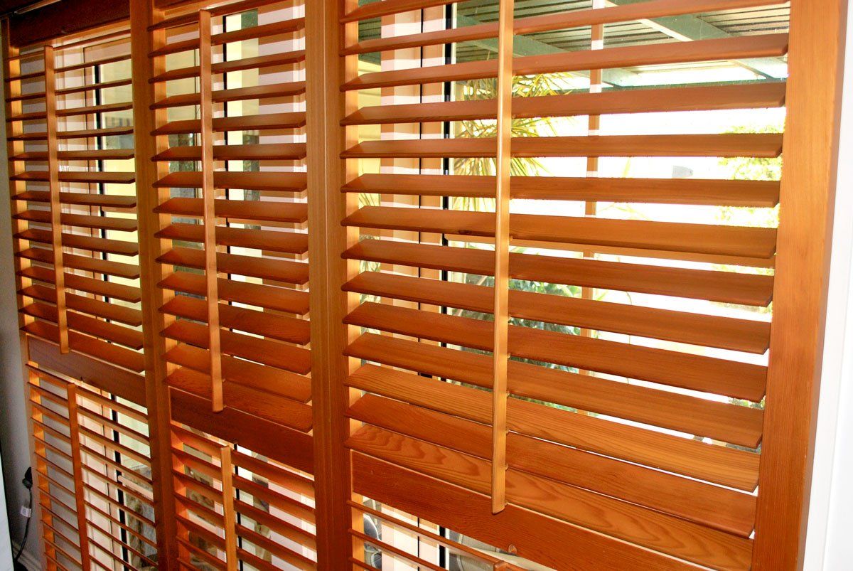 Timber Shutters — Blinds Installation in Winnellie, NT