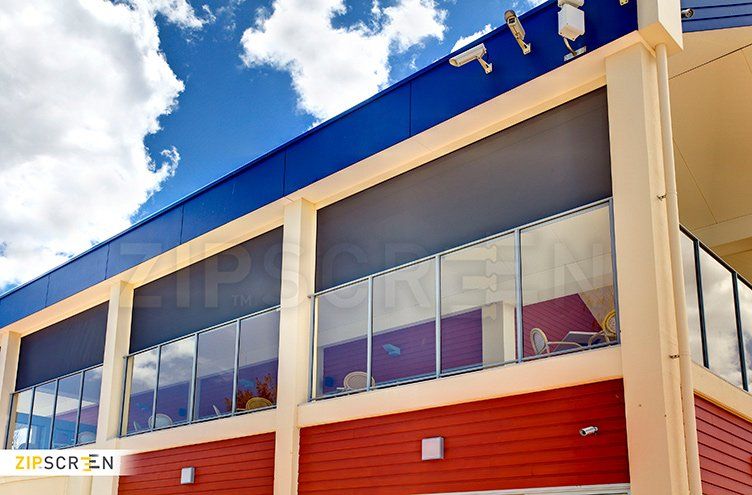 Blinds On A Commercial Building — Blinds Installation in Winnellie, NT