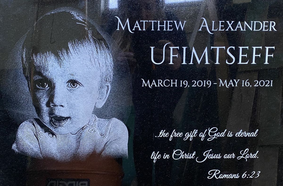 A gravestone for matthew alexander ufimtseff