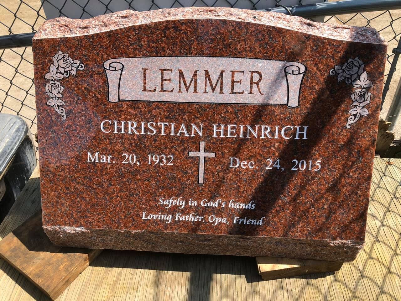 headstone heinrich
