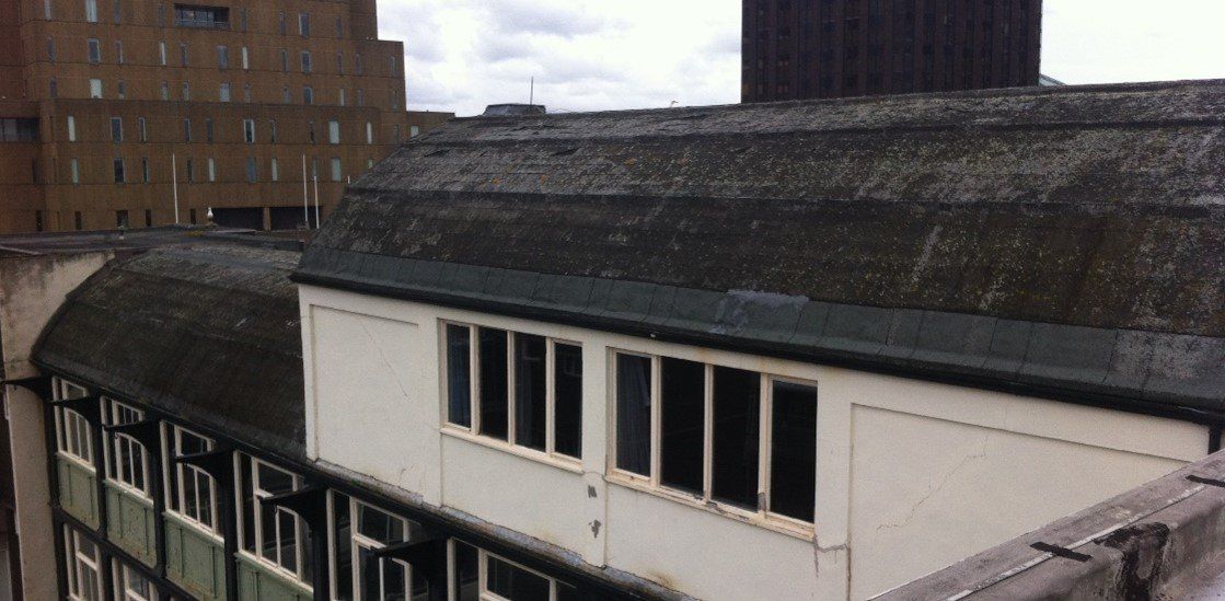 The Cotton Exchange project Liquid Roofing
