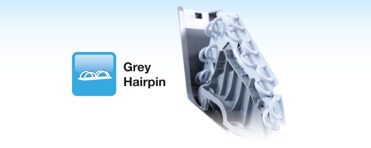Grey Hairpin lapisan khusus anti karat AC DAIKIN