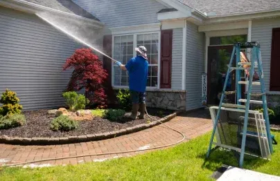 Professional exterior cleaning in South Jersey restoring curb appeal with safe and effective power washing services