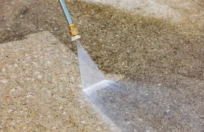 Residential pressure washing in South Jersey removing dirt mold and grime from siding driveways and patios