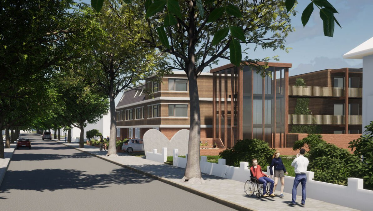 Lift en de 4 huizen aan de Elzenstraat