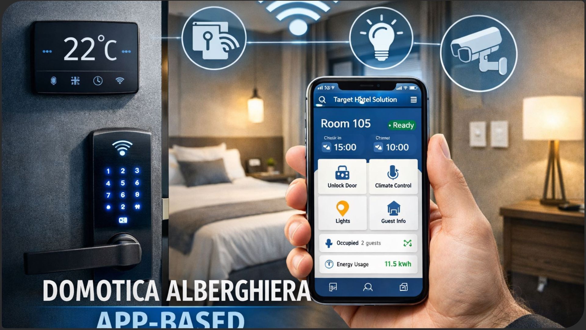 #DomoticaAlberghiera #HotelTech #SmartHotel #HotelSenzaReception #SelfCheckIn #HospitalityTech #Auto