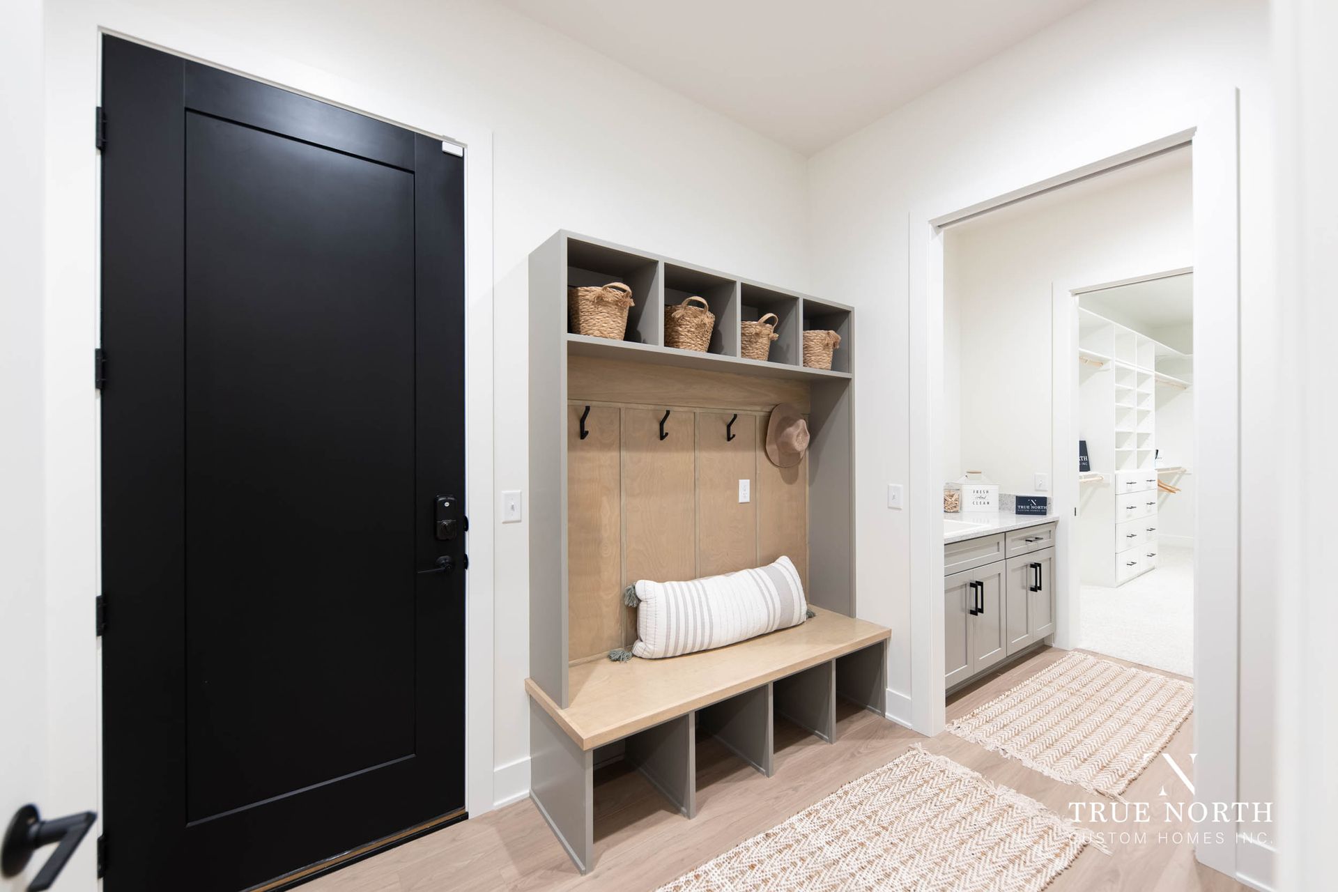 True North Custom Homes Mudroom Design.