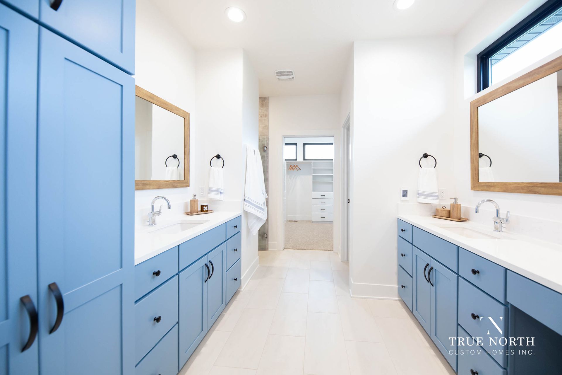 Primary Suite Design Primary suite built by True North Custom Homes in Lincoln, Nebraska.