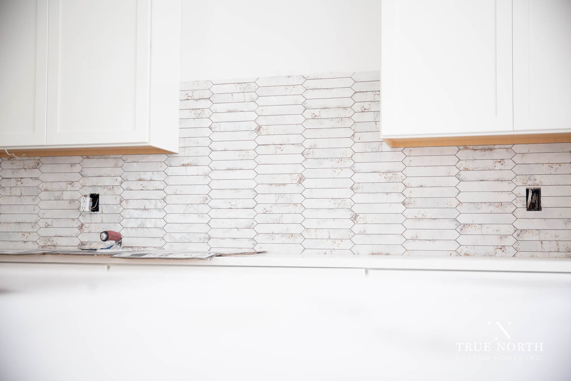Kitchen Backsplash Tile Stylish Kitchen Backsplash Tile In A True North Custom Home.
