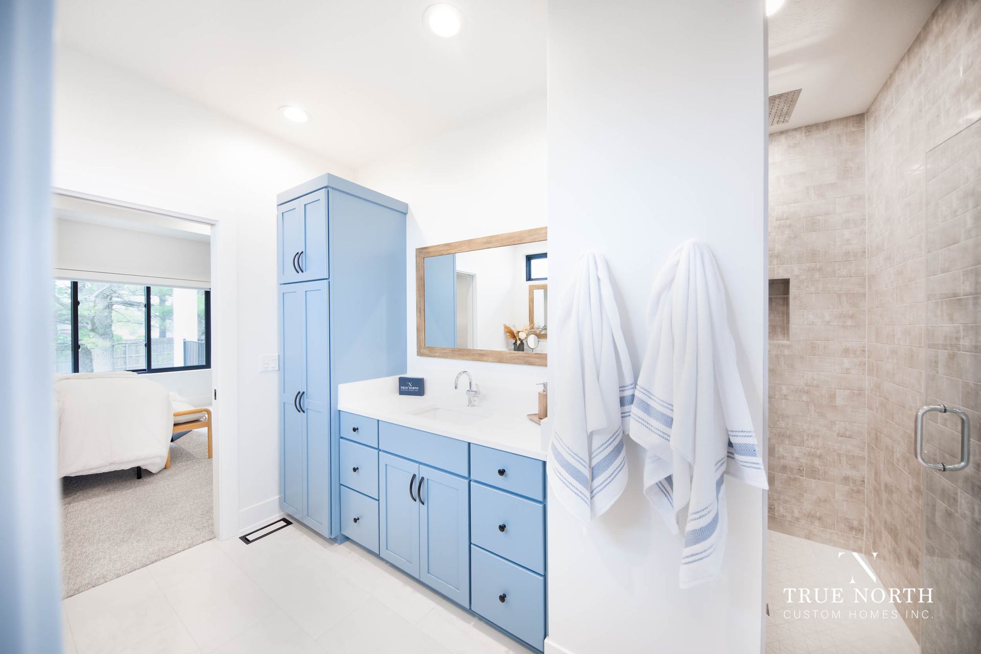 Primary Suite Design Primary suite built by True North Custom Homes in Lincoln, Nebraska.