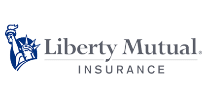 Utica First Insurance Company logo in blue and gray text with a stylized white emblem on a blue square.