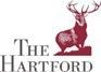 The Hartford logo with a red stag icon and serif wordmark