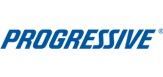 Progressive logo in blue italic text on a white background