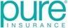 Pure Insurance logo in teal and gray text on a white background