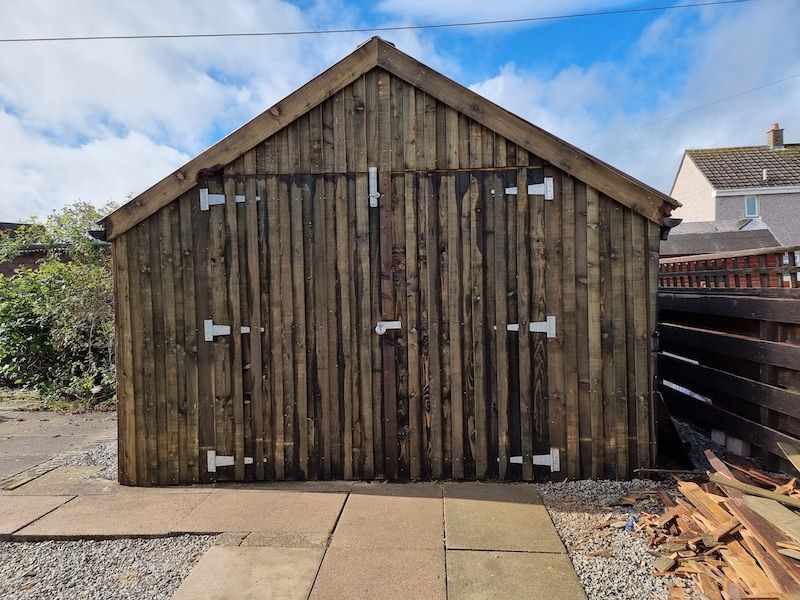 Quality garden sheds supplied and installed by J.A. Halkett & Son