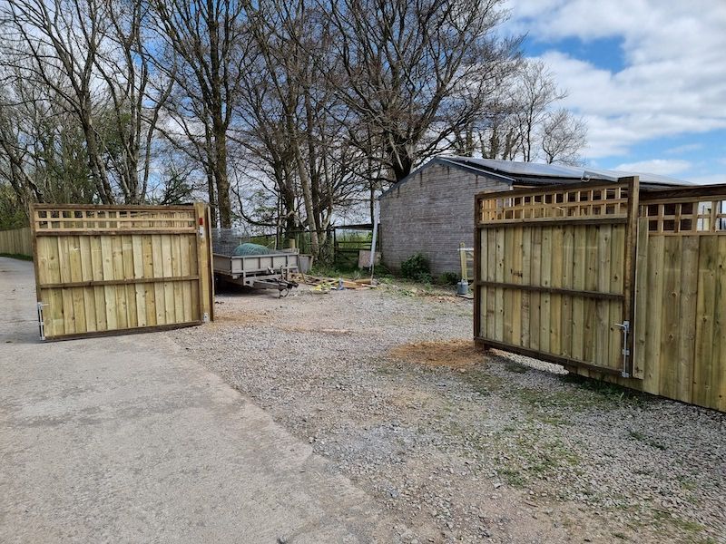 Quality wooden gates supplied and installed by J.A. Halkett & Son
