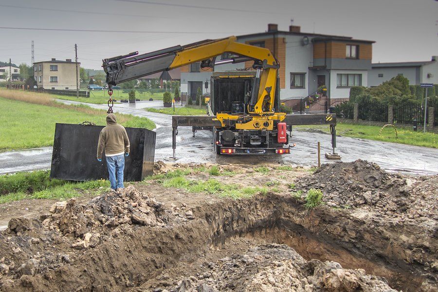 installation of septic tank