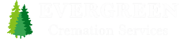 Evergreen Cremation Services logo in white text