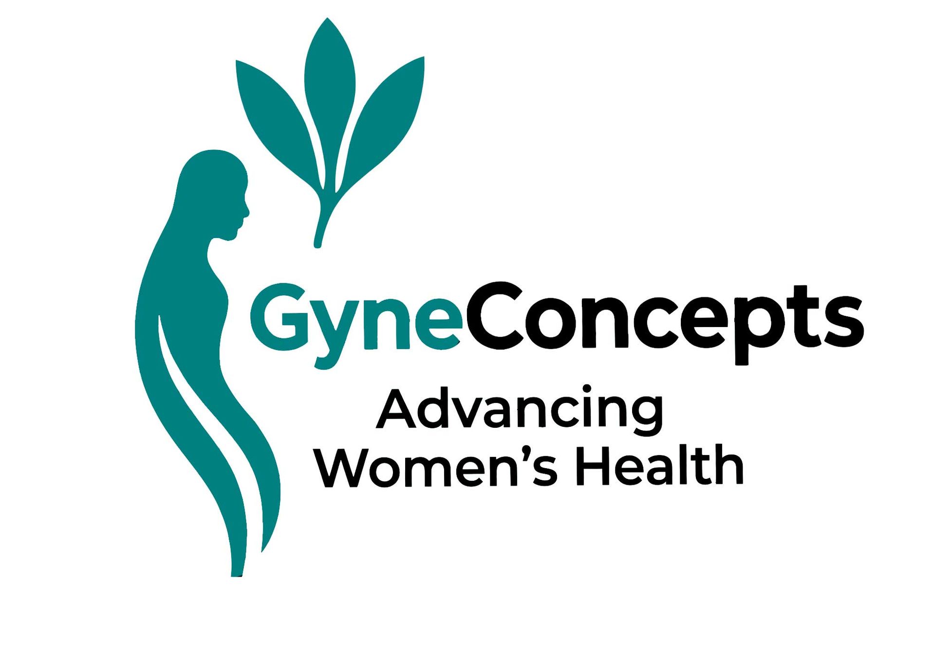 GyneConcepts logo with teal figure and leaf, tagline “Advancing Women’s Health”
