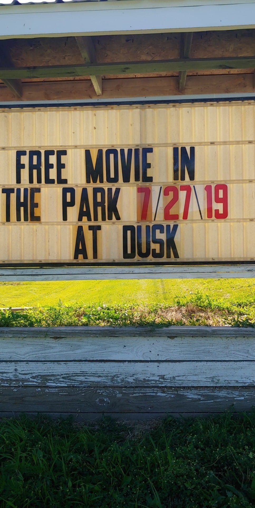 A sign reads 