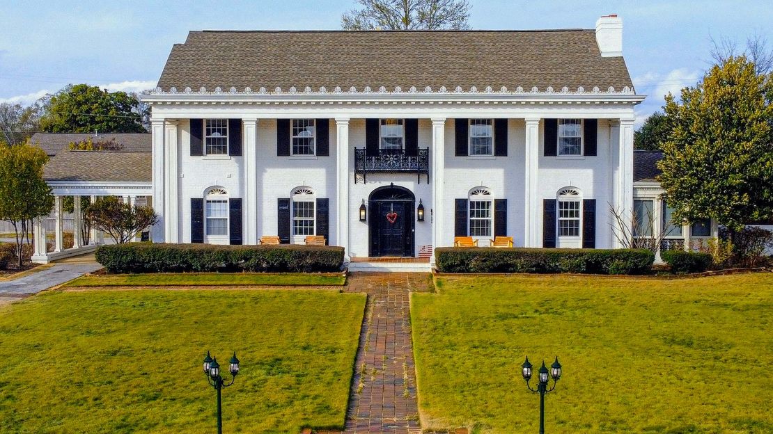 front of property