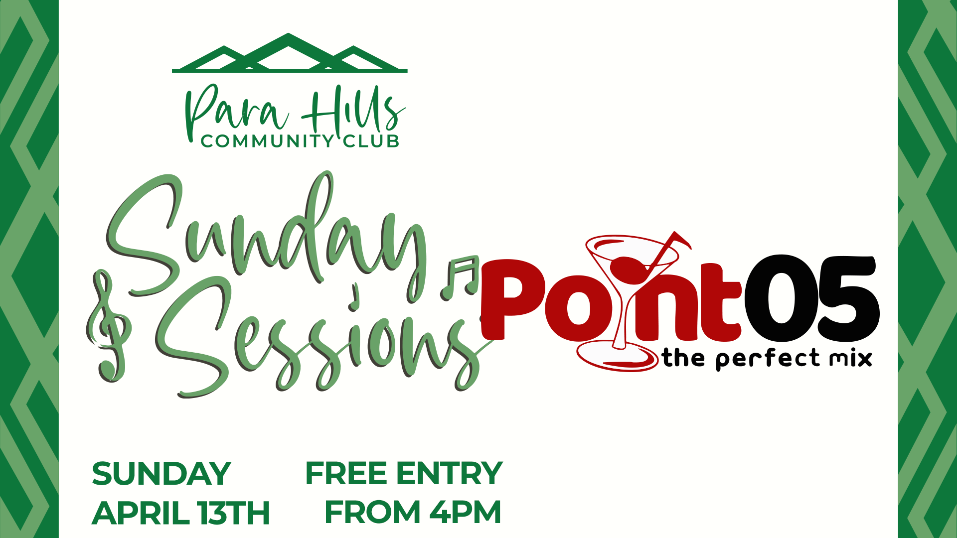 A poster for steve doolan 's sunday sessions on march 16th