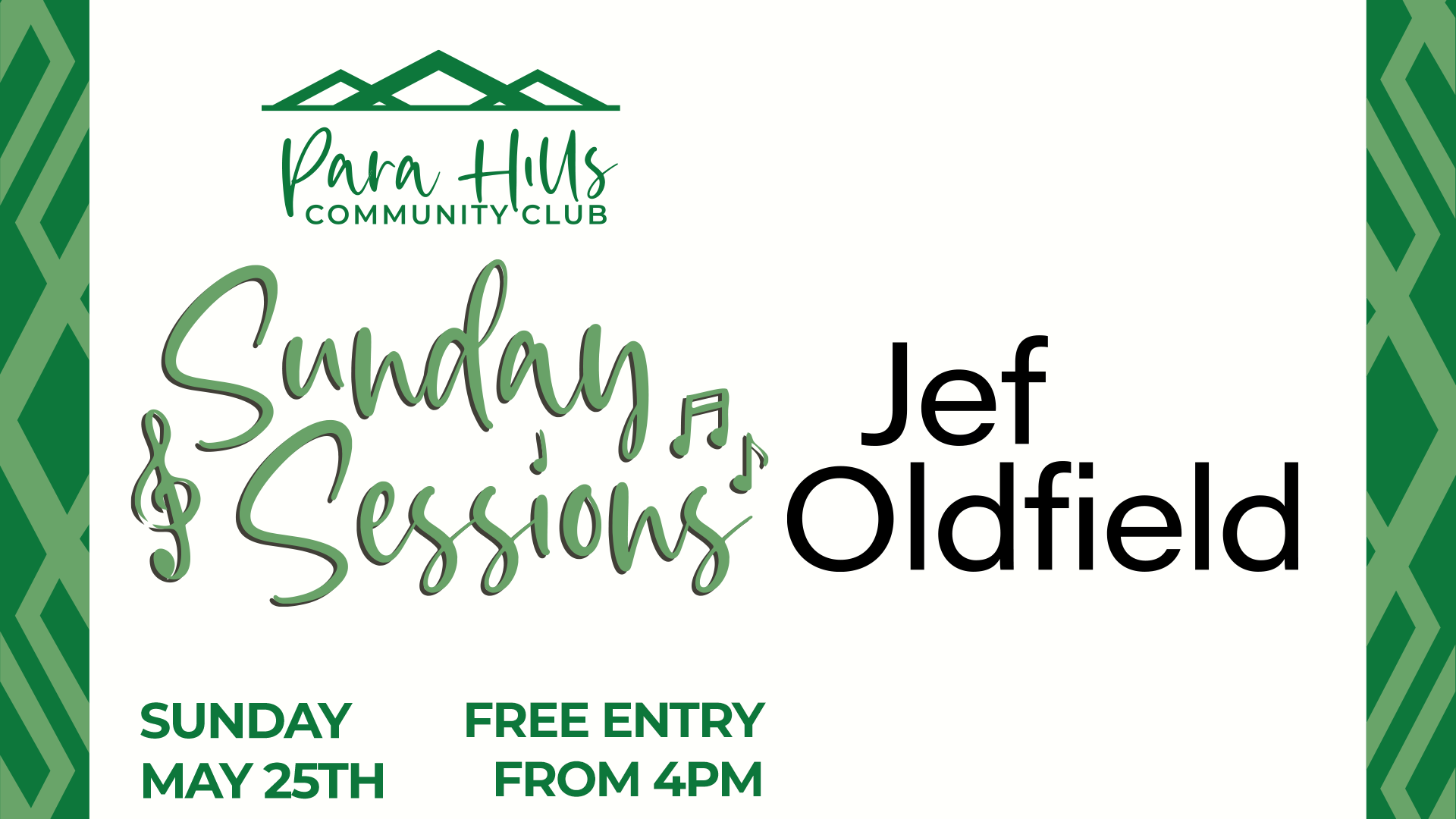 A poster for steve doolan 's sunday sessions on march 16th