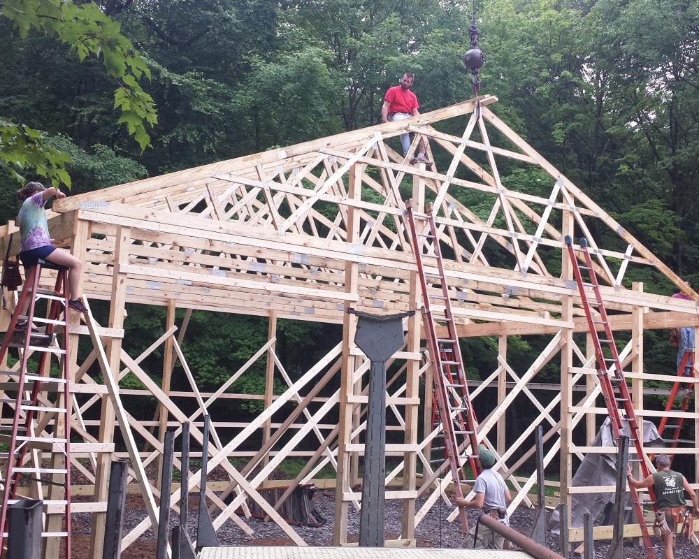 House Construction — Chalfont, PA — Lift Tech Crane and Rigging