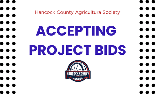 Hancock County Agriculture Society poster: 