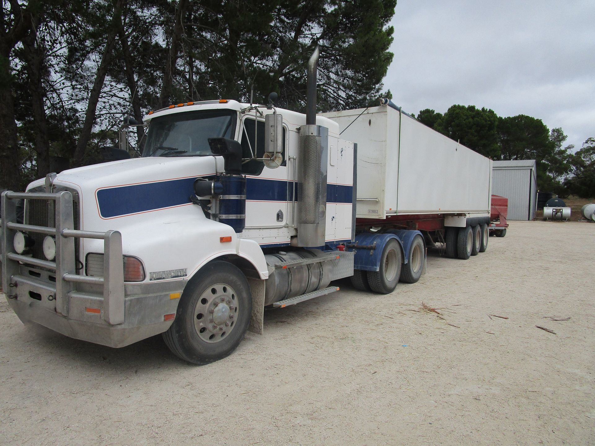 Truck and trailers