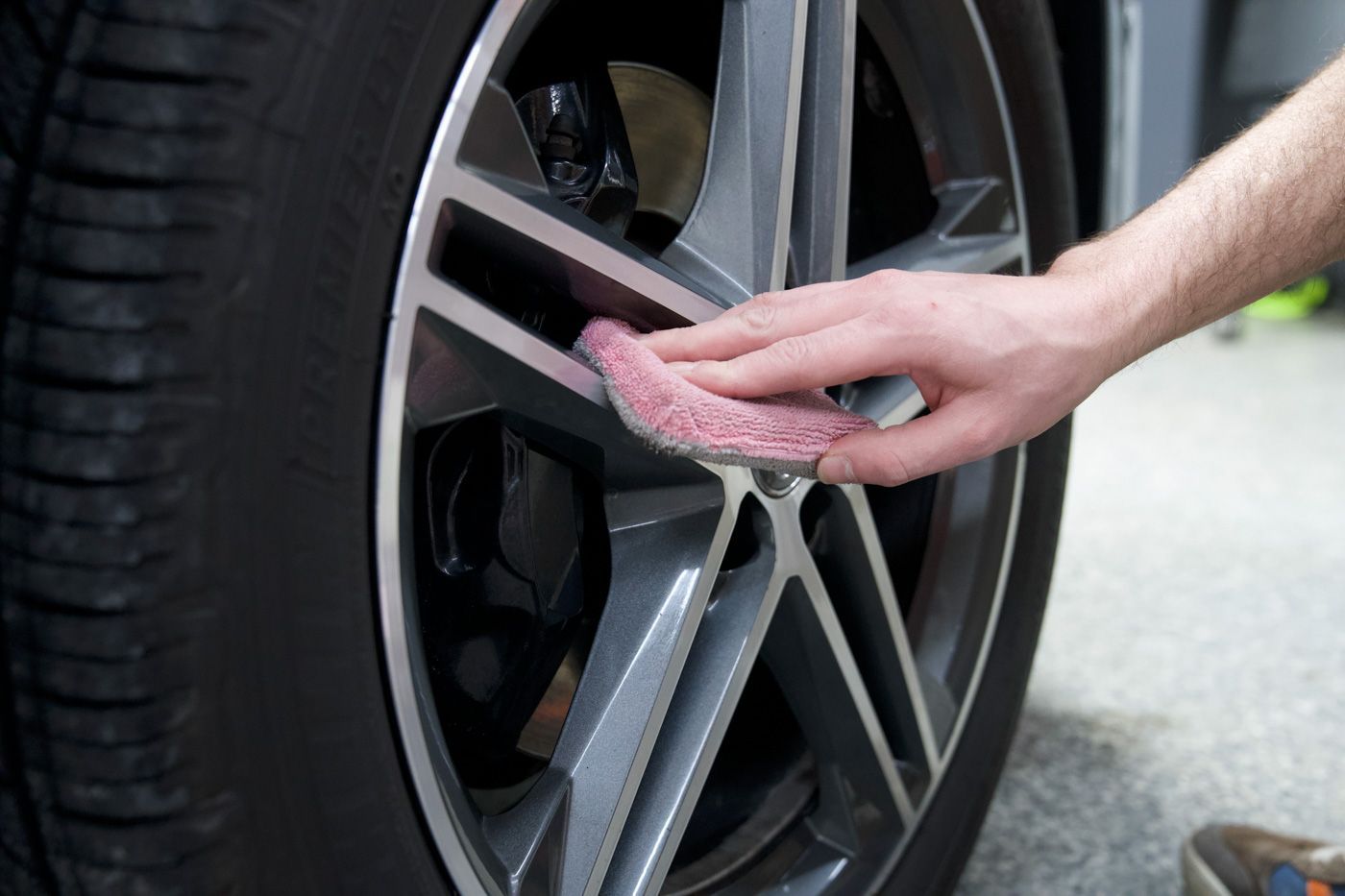 wheel cleaning