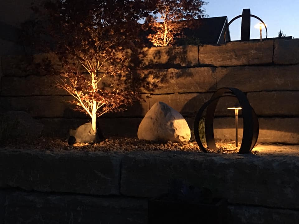 Lighted Waterfall - Norfolk, NE