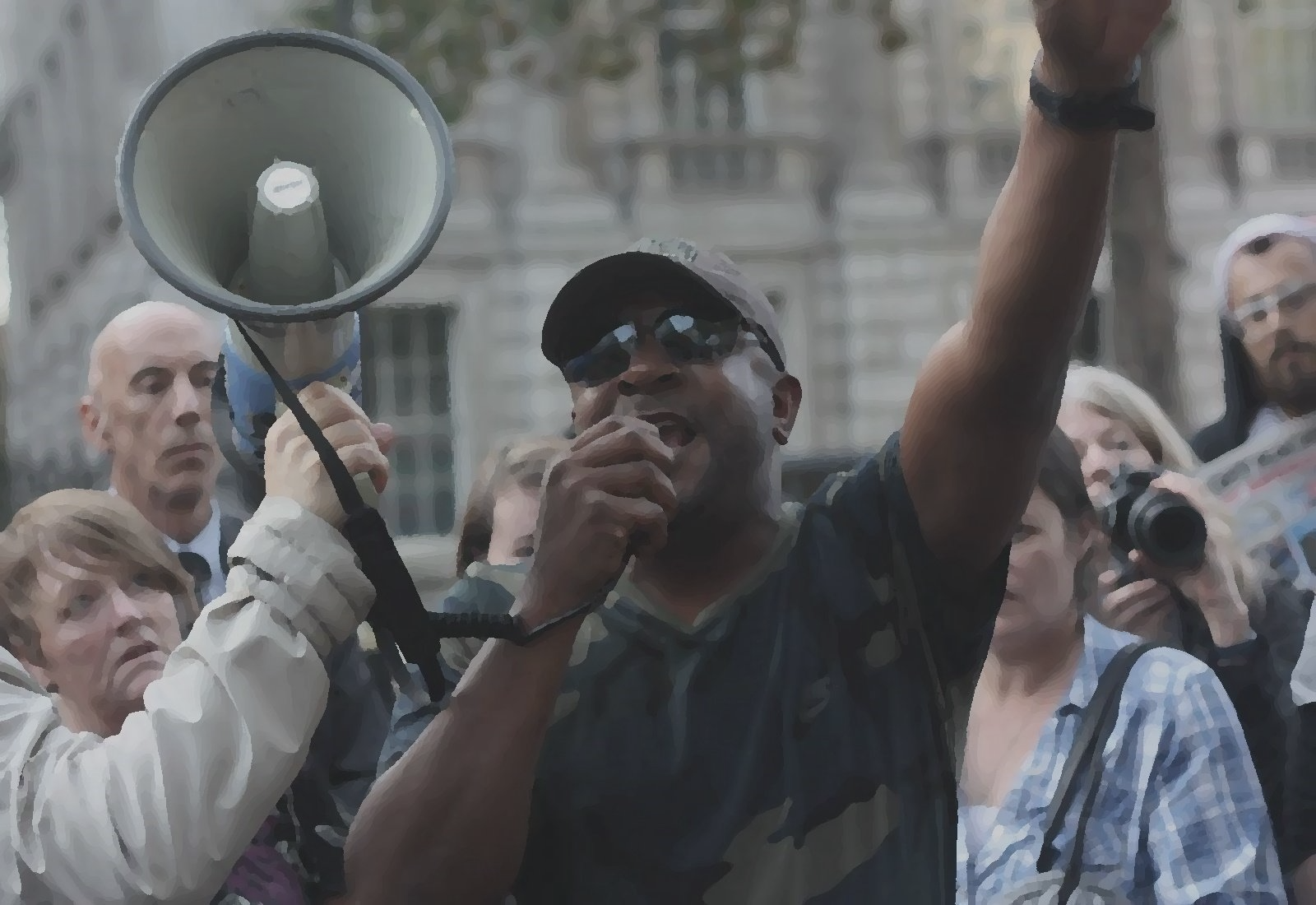 Families protest in London