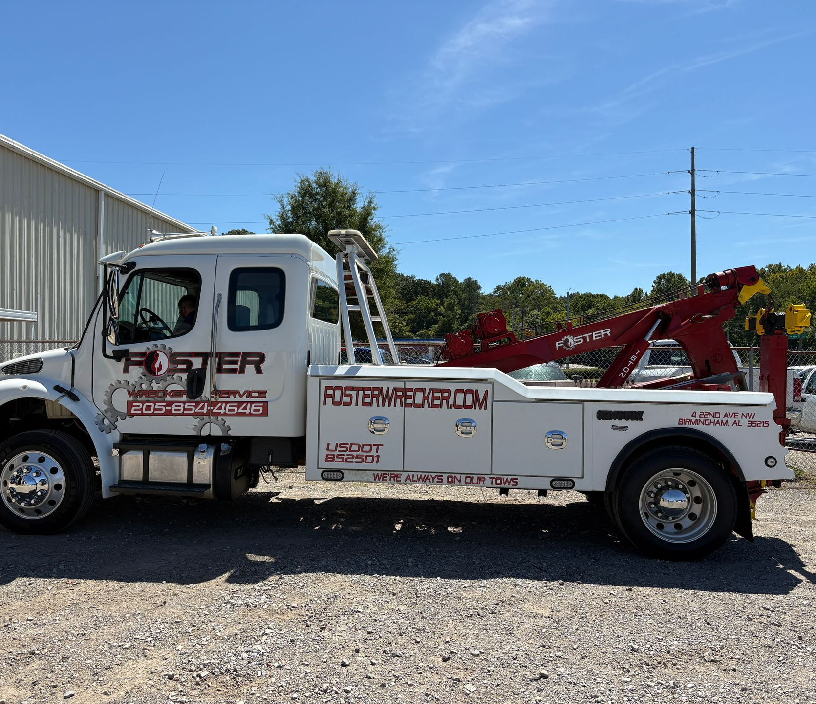 Foster Wrecker RV Bus Tow Center Point