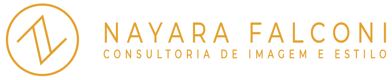 Um logotipo para nayara falconi consultoria de imagem c est lo