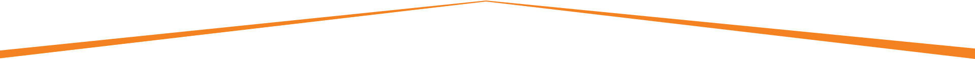 Orange line chart with a sharp dip and rise on a white background
