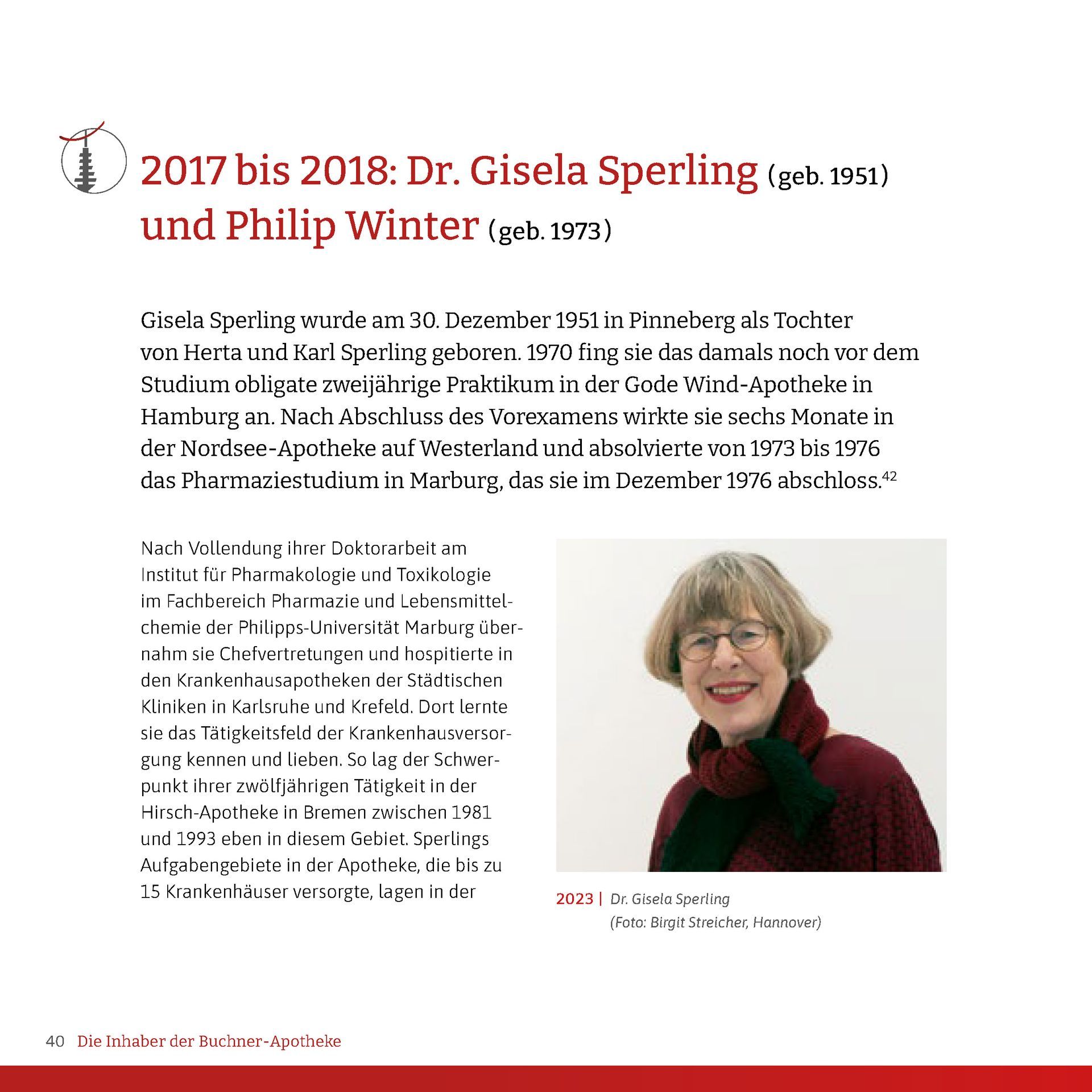 Eine Seite mit einem Bild einer Frau und Text darauf.