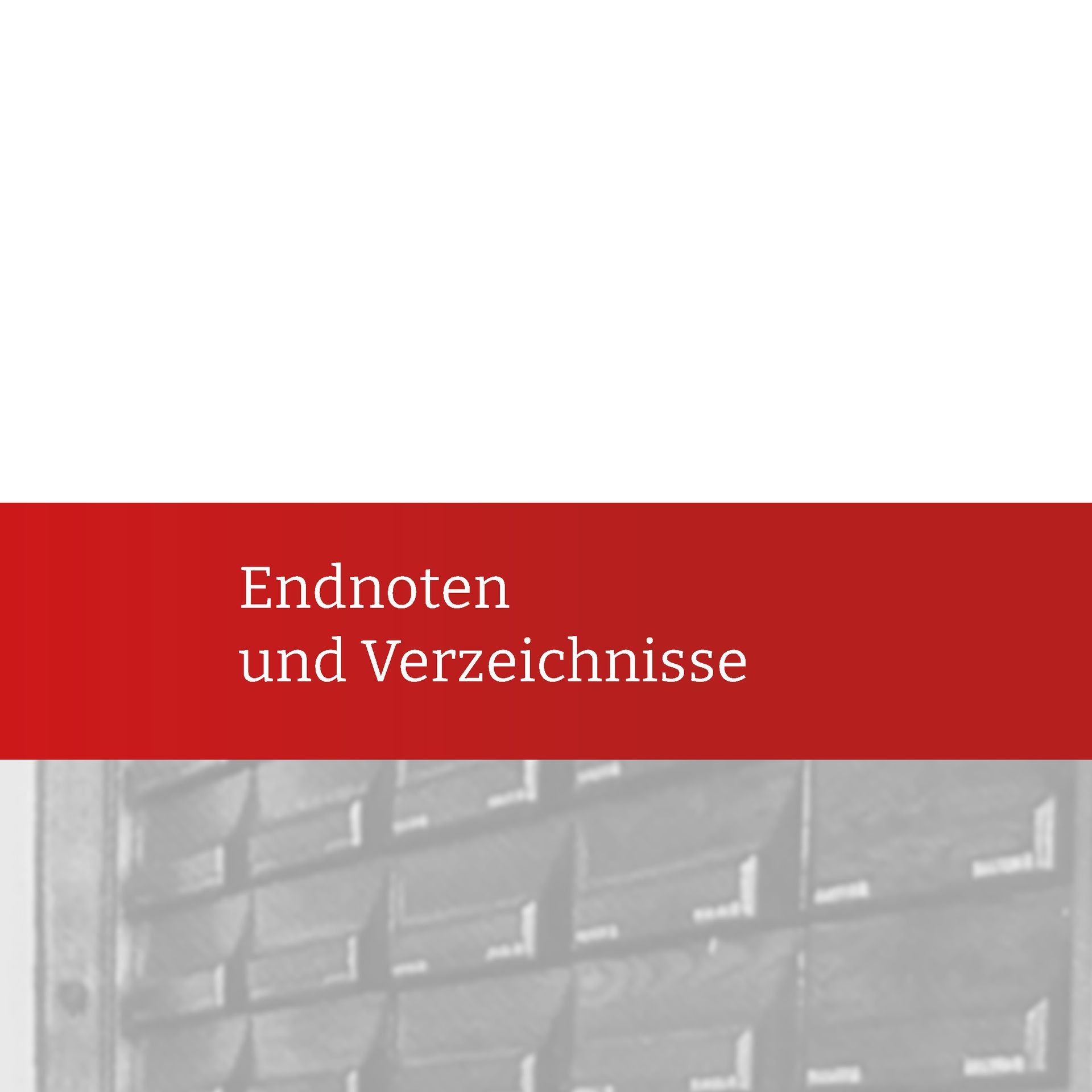 A gray keyboard with the words endnoten und verzeichnisse above it