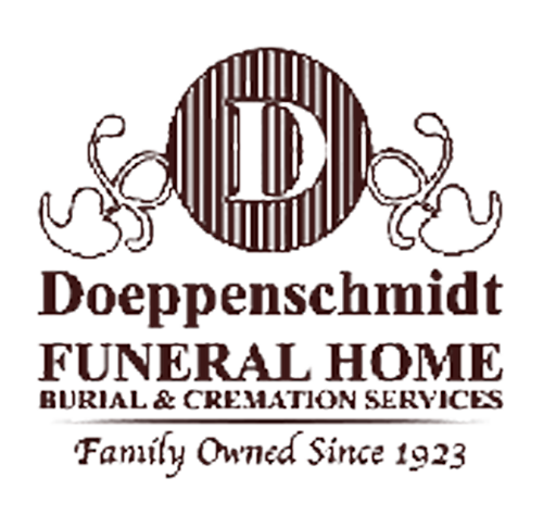 The logo for sample funeral home is shown on a white background.