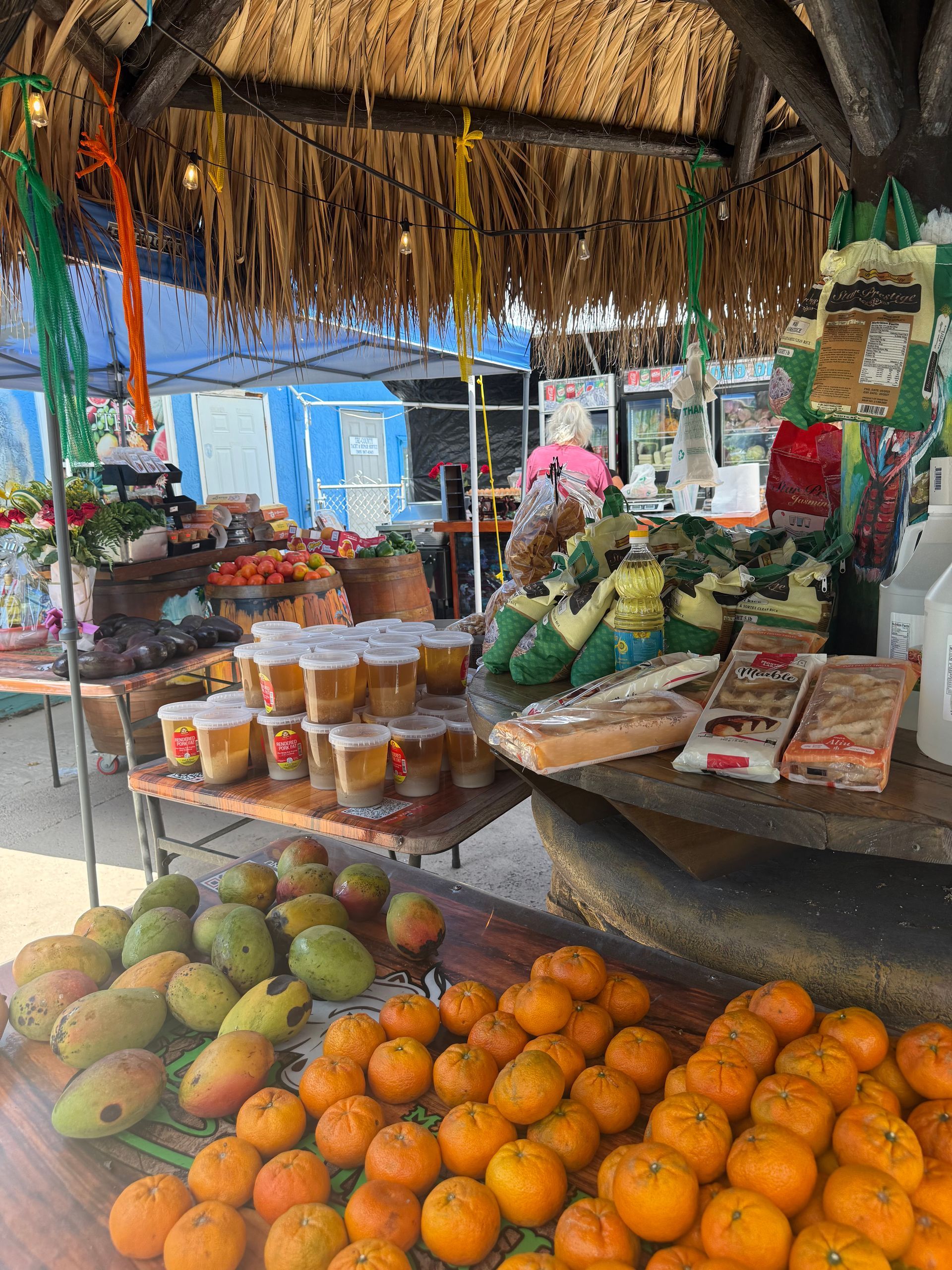 Rancho Viejo fruit market and cafe serving , fresh fruit and food Restaurant cafe and fruit market key largo Florida