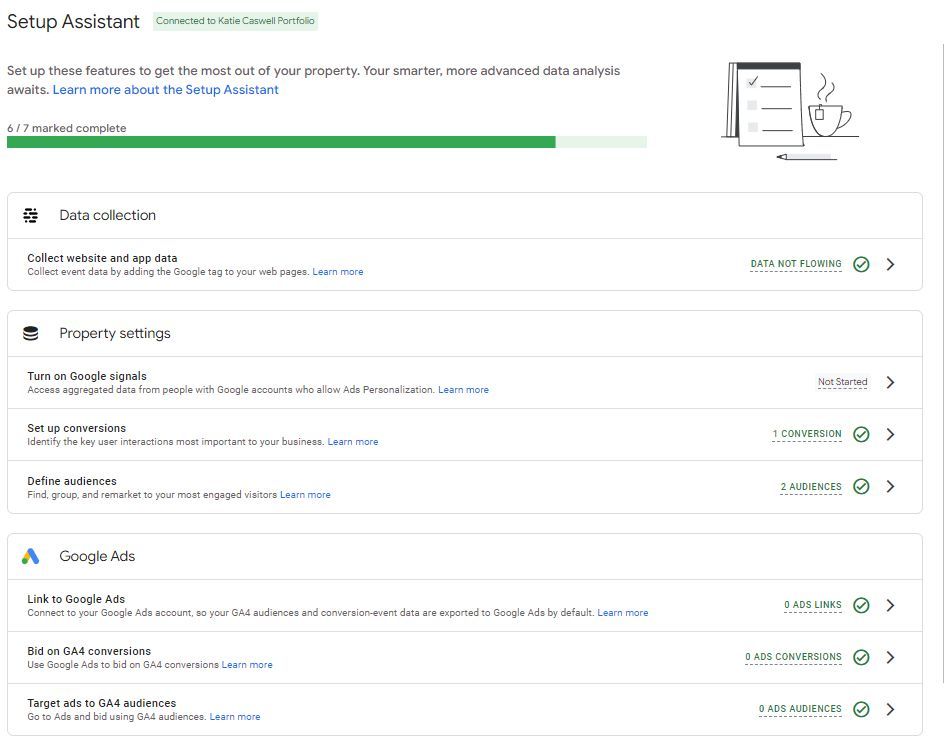 Google Analytics 4 Setup Assistant