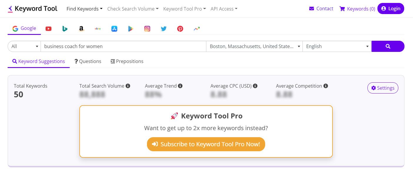 Keyword Bruce Clay Report