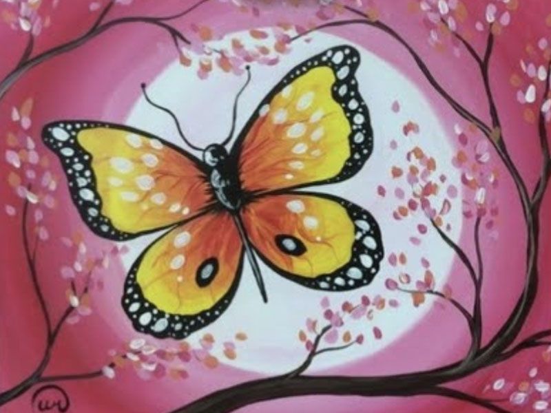 Butterfly painting