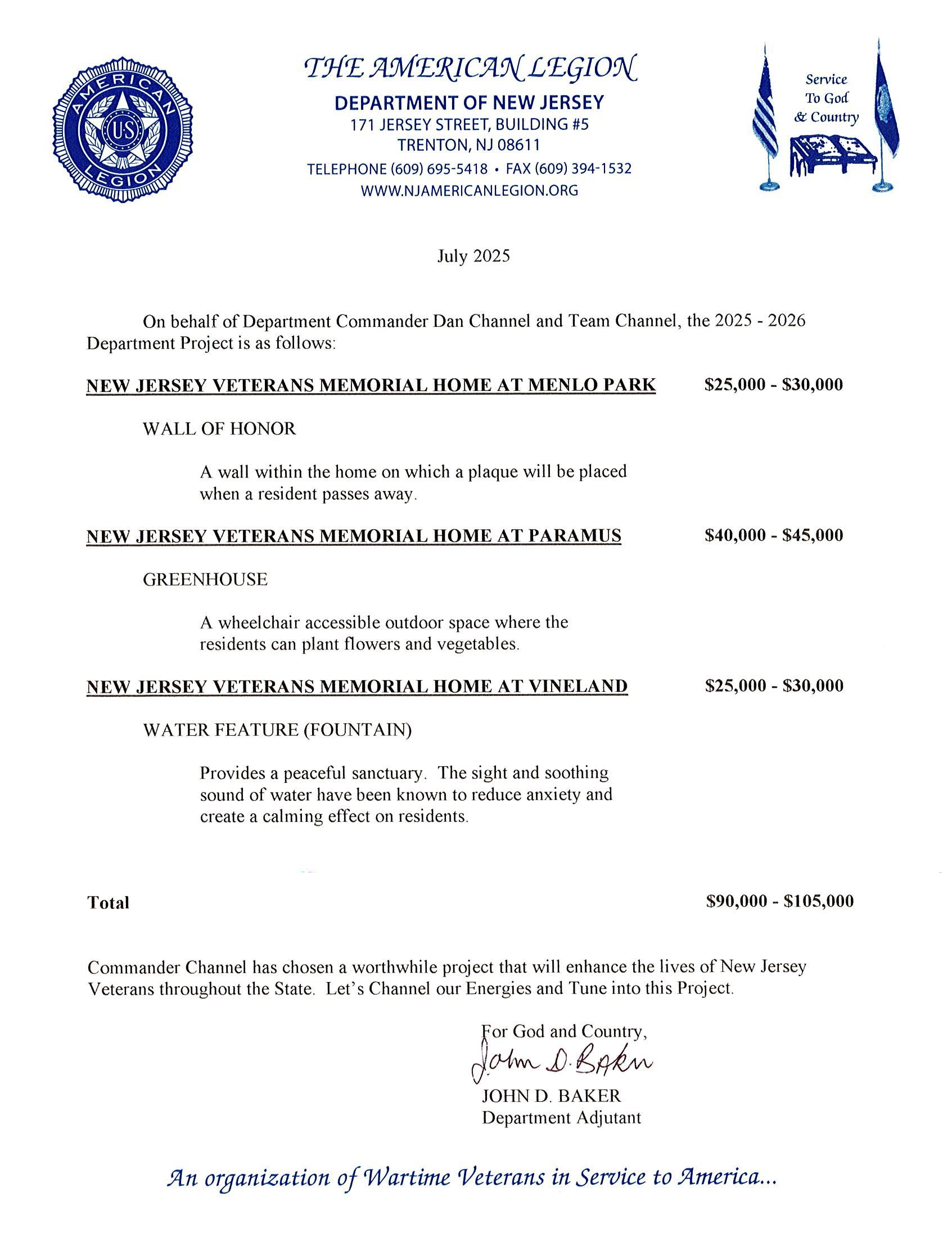 Official document from U.S. government, detailing the transfer of funds.