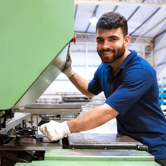 Smiling Hatrix Sheet Metal Worker