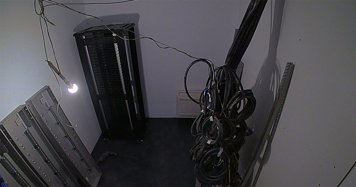 Photograph of Control4 centralised lighting panels