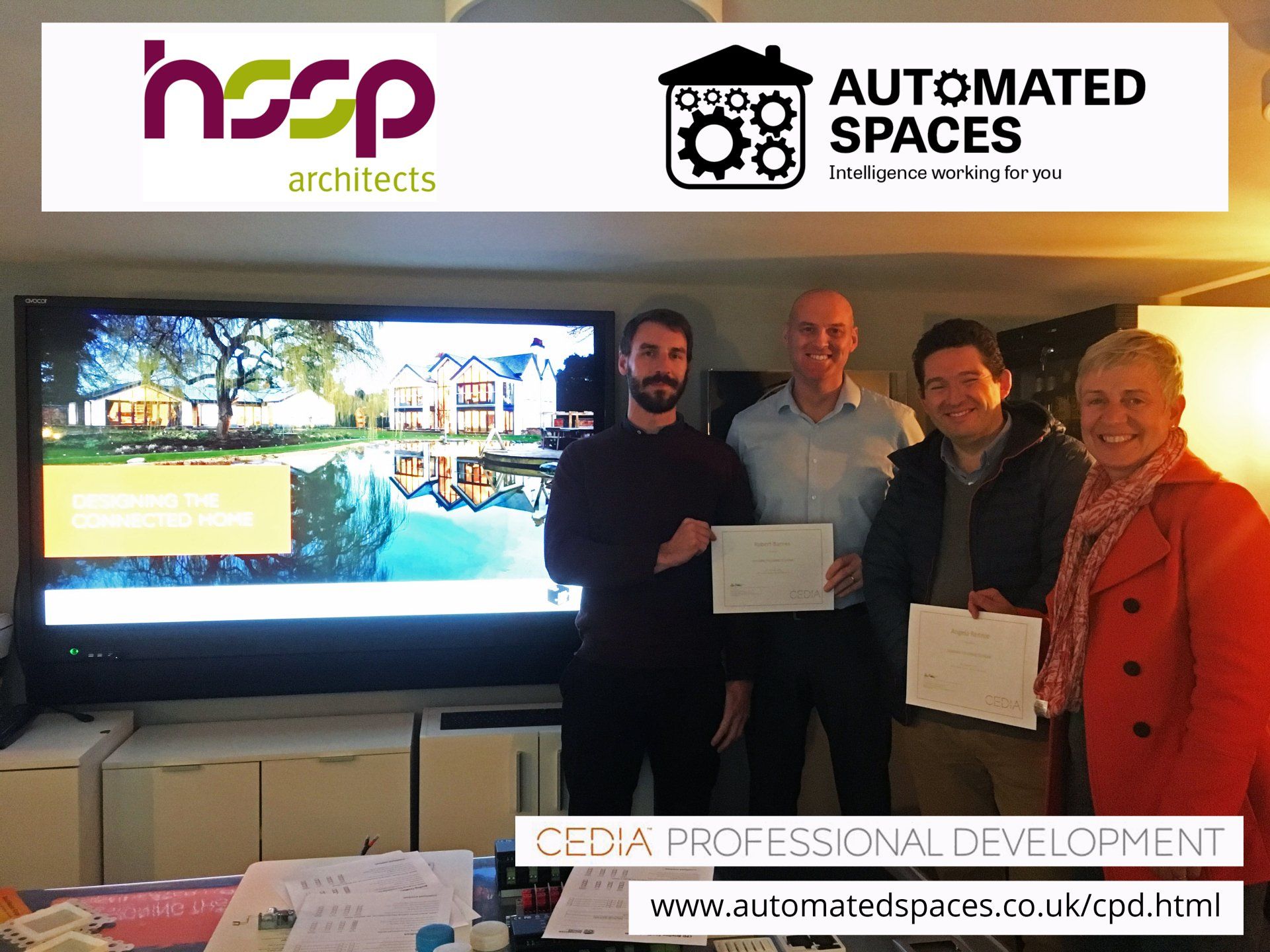 HSSP archictects with their CPD certificate