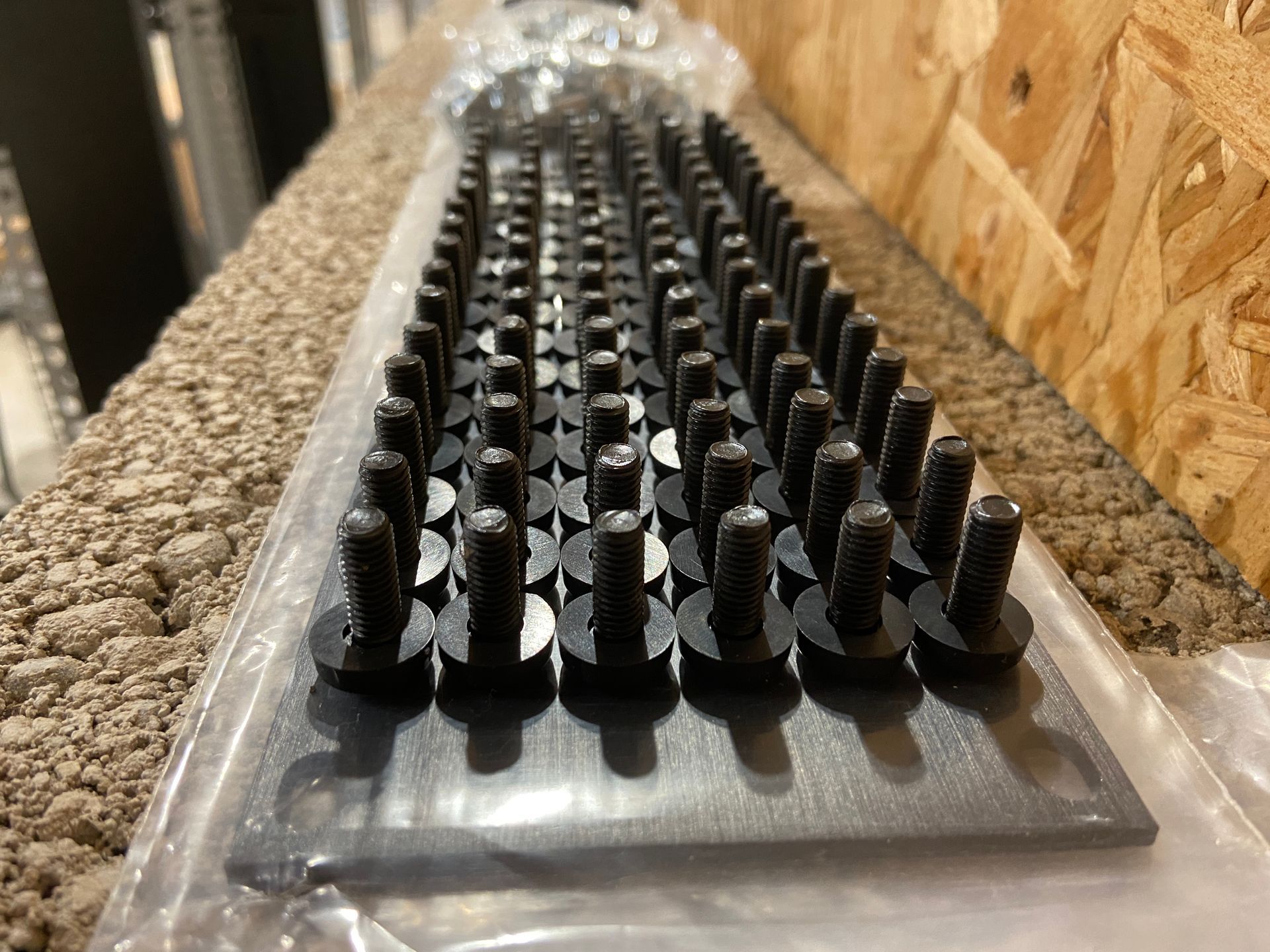 Photograph of Cage nuts bolts and washers